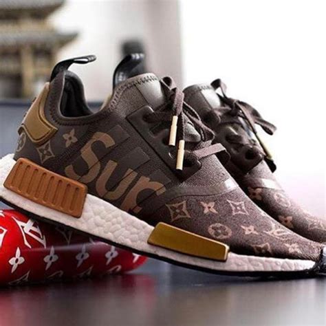 Supreme Louis Vuitton adidas NMD Custom .